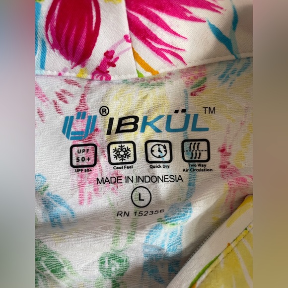 NWT IBKUL Multi-Color Tassel Design Golf Dress. - Picture 6 of 9